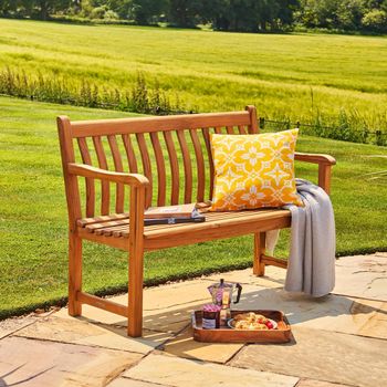 Broadfield Teak Wood Garden 4ft Bench