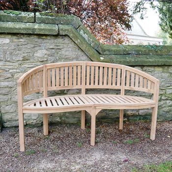 Garden Bench Teak Bean Wood Brown