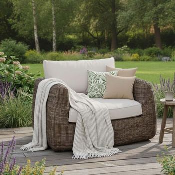 Skala Outdoor XL Dark Rattan Armchair