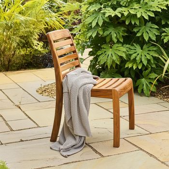 Cotswold Garden Stacking Acacia Wood Dining Chair