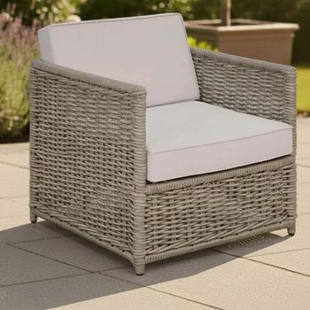 Harting Outdoor Light Rattan Armchair