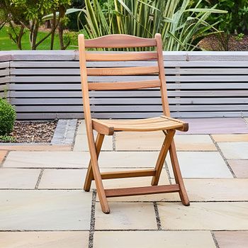 Redcliffe Garden Acacia Wood Folding Carver Dining Chair
