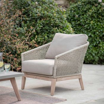 Lynton Outdoor Grey Armchair