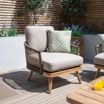 New Bali Garden Sandstone Lounge Chair