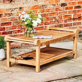 Lutyens Outdoor Teak 80cm x 60cm Coffee Table