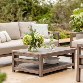 Sandridge Outdoor Natural Acacia Wood Coffee Table