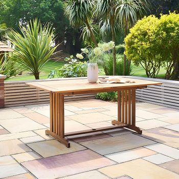 Redcliffe Garden Acacia Wood 6 Seater 165cm Dining Table