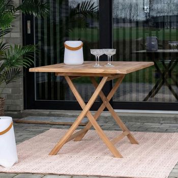 Oviedo Garden Teak Wood 4 Seater 120cm Dining Table