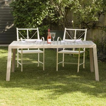 Outdoor Garden 180cm -Teak Wood 6 Seater Dining Table