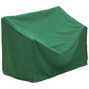 Green Polyester 4ft Bench Outdoor Cover