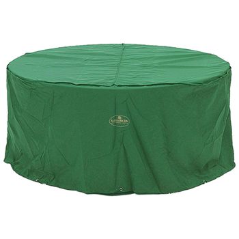 Green Polyester 320cm Round Outdoor Furniture Cover