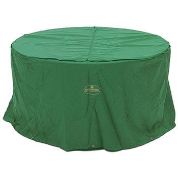 Green Polyester Round 130cm Table Outdoor Cover