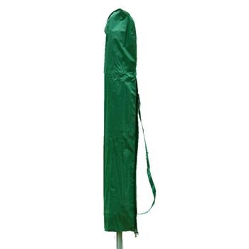 Green Polyester Small Outdoor Parasol Night Cover