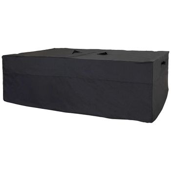 Luxury Black Fabric Cover Lounge Sofa Set