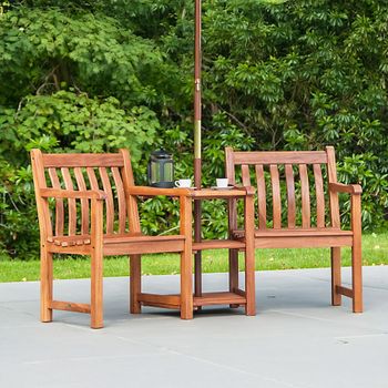 Cornis Mahogany Wood Garden Companion Set
