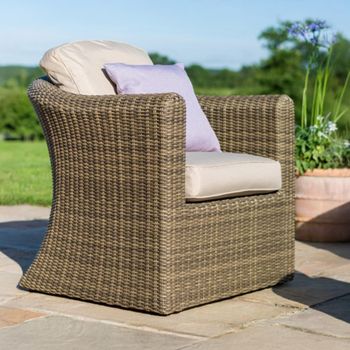 Winchester Garden Natural Rattan Armchair