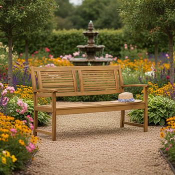 Lakeside Garden 4ft Bench Original Acacia Wood