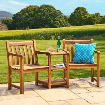 Redcliffe Acacia Wood Garden Companion Set