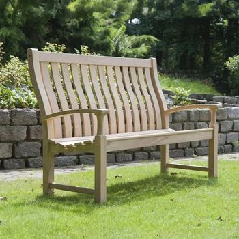 Roble Wood Santa Cruz Brown Garden 5ft Bench