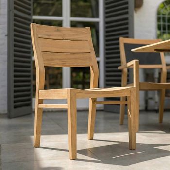 Roble Wood Tivoli Brown Garden High Back Chair