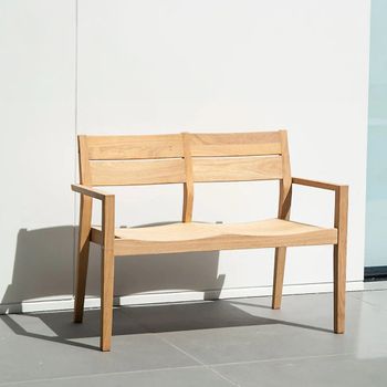 Roble Brown Wood Garden 4ft Bench