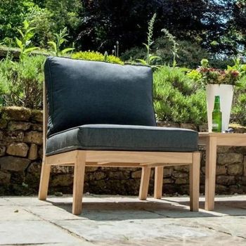 Tivoli Roble Wood Charcoal Grey Garden Single Mid Module