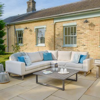 Ethos Garden Latte Corner Sofa
