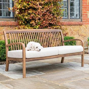 Bolney Acacia Wood 2 Seater Garden Sofa