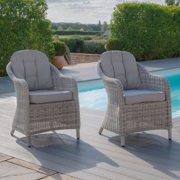 2 x Oxford Garden Dining Heritage Armchair