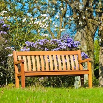 Cornis Garden 4ft Bench St George Timber Wood Brown