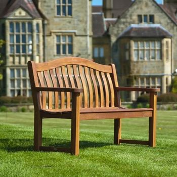 Cornis Garden 5ft Bench Turnberry Timber Wood Brown