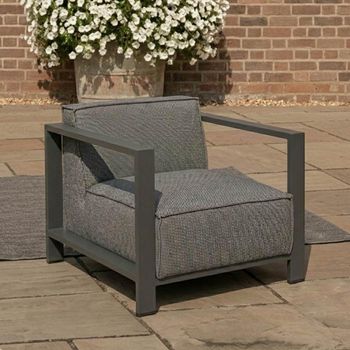 Ibiza Garden Zinc Grey Armchair