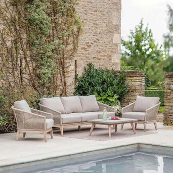 Lynton Outdoor 3 Seater Sofa Set