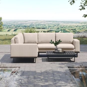 Ethos Corner Garden Oatmeal Group Sofa
