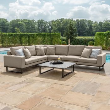 Ethos Oatmeal Large Corner Garden Group Sofa