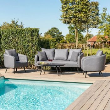Ambition Garden 3 Seater Flanelle Sofa Set