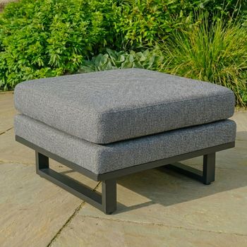 Ethos Garden Zinc Grey Footstool