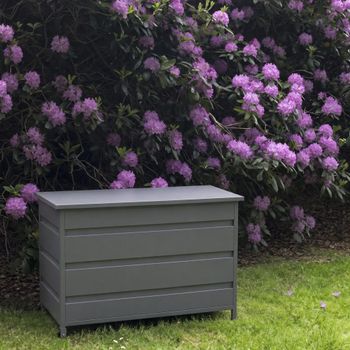 Cassis Grey Metal Small Cushion Box