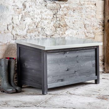 Moreton Black Spruce Large Outdoor Storage Box