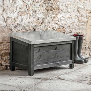 Moreton Black Spruce Small Outdoor Storage Box