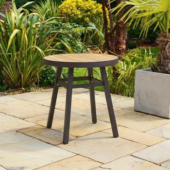 Bali Aluminium Powder Coated Garden Bistro Round Table