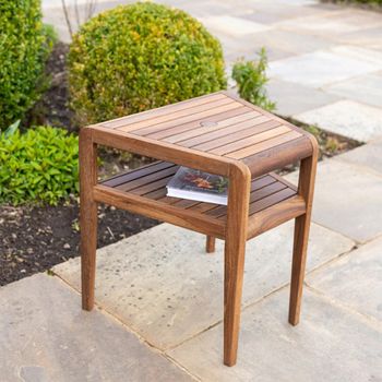 Bolney Companion Table Garden Acacia Wood Brown