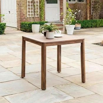 Bolney Acacia Wood 4 Seater 80cm Garden Square Dining Table