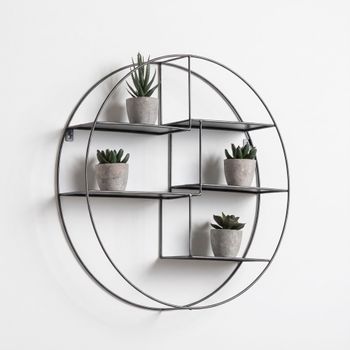 Spello Flower Display Green Decor Polyethylene Plastic and Polyester