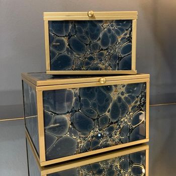 Set of 4 Glass 2 Accessory Box