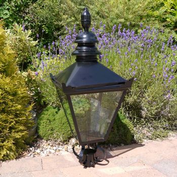 Black Metal Outdoor Lamp