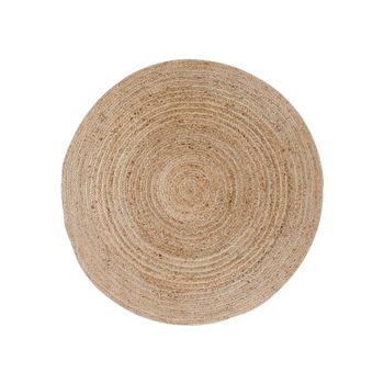 Bombay Natural Jute Round Rug - 90cm x 90cm