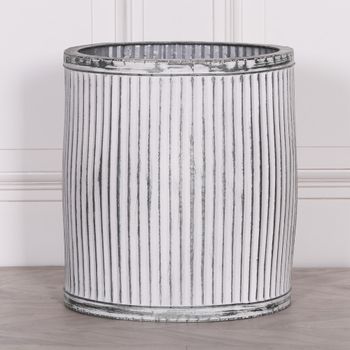 Cardiff Metal Large Round Planter Tub