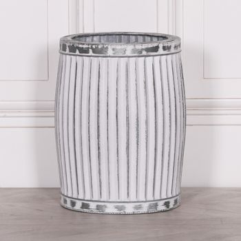 Cardiff Metal Small Round Planter Tub