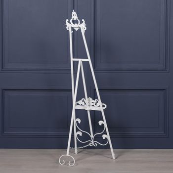 French Style Metal Easel White Decor